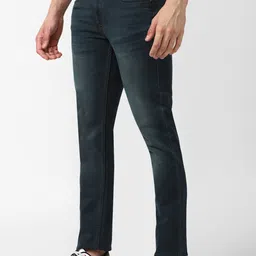 SIMON CARTER LONDON Men Mid-Rise Slim Fit Clean Look Light Fade Jeans image 5