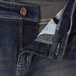 Allen Solly Junior Boys Mid Rise Slim Fit Heavy Fade Jeans image 3