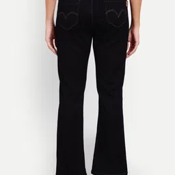 AngelFab Women Jean Bootcut High-Rise Stretchable Cotton Jeans image 3