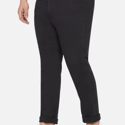 John Pride Men Plus Size Black Stretchable Jeans image 4