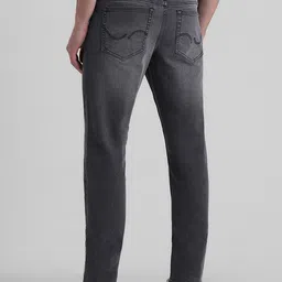 Jack & Jones Men Slim Fit Low-Rise Light Fade Stretchable Jeans image 2