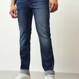 Lee Men Slim Fit Light Fade Stretchable Cotton Regular Jeans image 3