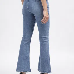 ELLE Women Bootcut Light Fade Stretchable Jeans image 4