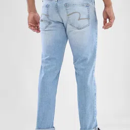 SPYKAR Men Mid Rise Heavy Fade Clean Look Stretchable Jeans image 2