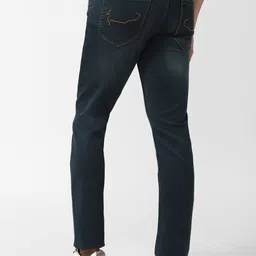 SIMON CARTER LONDON Men Mid-Rise Slim Fit Clean Look Light Fade Jeans image 4