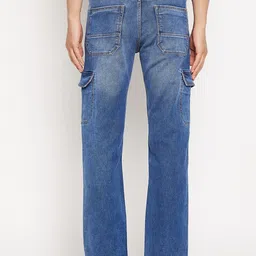 Duke Men Blue Heavy Fade Medium Shade Stretchable Jeans image 4