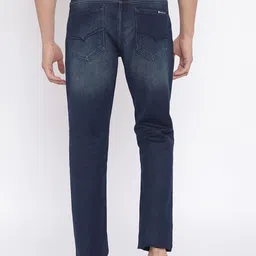 Cantabil Men Regular Fit Heavy Fade Casual Cropped Non Stretchable Cotton Jeans image 4