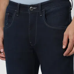 VAN HEUSEN DENIM LABS Men Clean Look Slim Fit Stretchable Jeans image 3