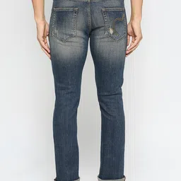 Being Human Men Mid-Rise Mildly Distressed Heavy Fade Jeans image 4