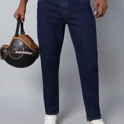 High Star Men Tapered Fit Mid-Rise Clean Look Stretchable Jeans image 3