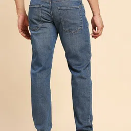 LOVEGEN Men Slim Fit Light Fade Clean Look Non Stretchable Cotton Jeans image 5