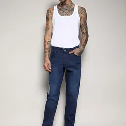 Campus Sutra Men Smart Slim Fit Clean Look Non Stretchable Jeans image 4