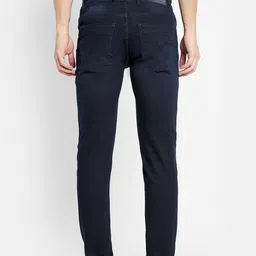 Octave Men Navy Blue Stretchable Cotton Jeans image 5