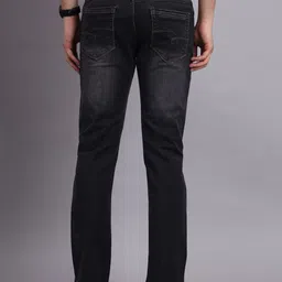 AMSWAN Men Low-Rise Heavy Fade Stretchable Jeans image 5