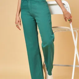 YU by Pantaloons Women Flared High-Rise Clean Look jeans image 1