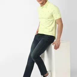 SIMON CARTER LONDON Men Mid-Rise Slim Fit Clean Look Light Fade Jeans image 2