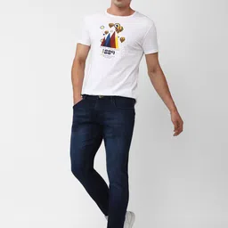 Peter England Casuals Men Skinny Fit Light Fade Clean Look Jeans image 5