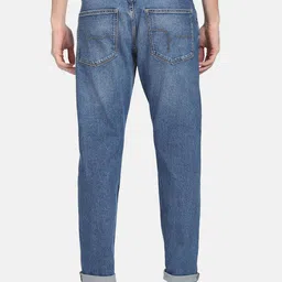 Flying Machine Mid Rise Slash Slim Tapered 90s Vintage Jeans image 5