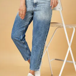 People Women Heavy Fade Jeans image 5