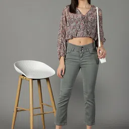 SHOWOFF Women Clean Look High-Rise Stretchable Jeans image 2