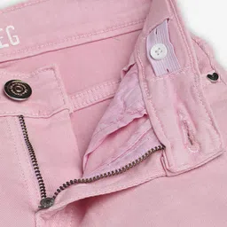 Ed-a-Mamma Girls Comfort Mid Rise Mildly Distressed Stretchable Jeans image 5
