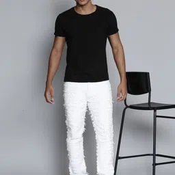 WAIMEA Men Classic Bootcut Highly Distressed Stretchable Jeans image 5