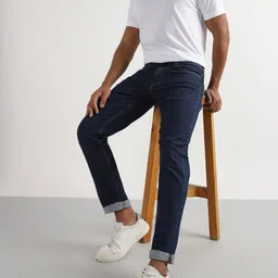 Lee Men Slim Fit Mid Rise Cotton Jeans-picture-44