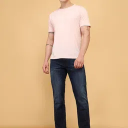 Wrangler Men Millard Mid-Rise Dark Shade Light Fade Clean Look Stretchable Jeans image 5