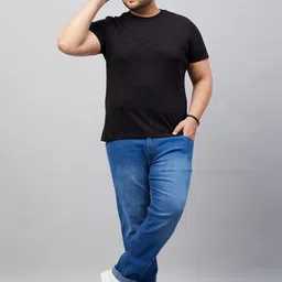 STUDIO NEXX Plus Size Men Slim Fit Light Fade Stretchable Jeans image 5