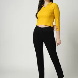 Kraus Jeans Women Slim Fit High-Rise Clean Look Stretchable Jeans image 5