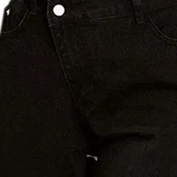 LULU & SKY Women Wide Leg High-Rise Mildly Distressed Jeans image 3