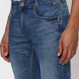 Mufti Men Slim Fit Heavy Fade Clean Look Stretchable Jeans image 4