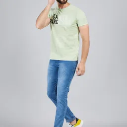 STUDIO NEXX Men Slim Fit Mid-Rise Light Fade Stretchable Jeans image 4