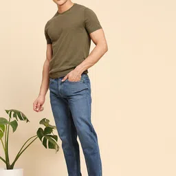 LOVEGEN Men Slim Fit Light Fade Clean Look Non Stretchable Cotton Jeans image 3