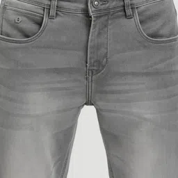 Turtle Men Narrow Tapered Fit Heavy Fade Stretchable Jeans image 4