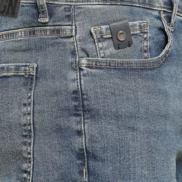 LOVEGEN Men Slim Fit Light Fade Clean Look Non Stretchable Cotton Jeans image 4