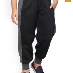 BAESD Boys Pack Of 2 Colourblocked Fleece Mid-Rise Joggers-picture-25