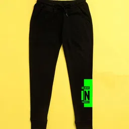NUSYL Unisex Kids Black Solid Track Pants-picture-25