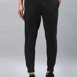 Red Tape Men Black Solid Joggers-picture-7