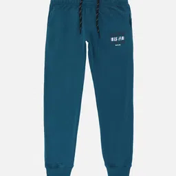 DYCA Boys Teal Blue Solid Cotton Joggers-picture-16