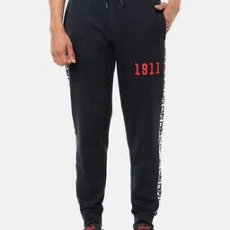 FILA Men Navy Blue Solid Joggers-image-29