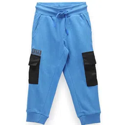 U.S. Polo Assn. Kids Boys Colourblocked Pure Cotton Mid-Rise Joggers-picture-22