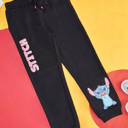 Pantaloons Junior Girls Graphic Printed Mid-Rise Cotton Joggers-picture-30