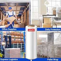 Victorex Packing Material, 16 Inch (400 mm), 200 Meters length Large wrap Roll for Packing and multipurpose use. 1 KG in weight Per Unit, (Pack of 2) image 3