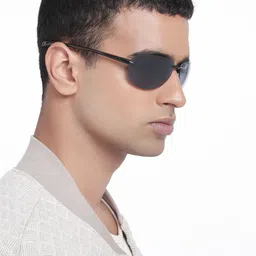 Fastrack Men Shield Sunglasses With UV Protected Lens-R052BK1V image 2
