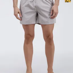 SPORTO Men Pack Of 2 Checked Mid-Rise Cotton Boxers SP-BOX-509-ECYBCK-FBYW-M-2P-image-82