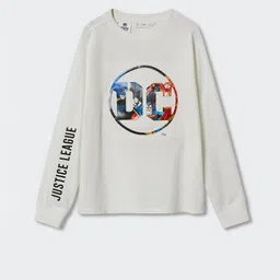 Mango Kids Boys Pure Cotton Justice League Printed Sustainable T-shirt-picture-27