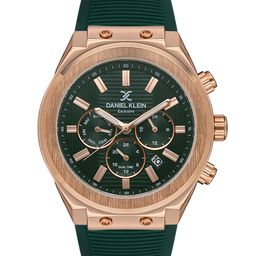 Daniel Klein Exclusive Men Green Dial & Textured Straps Analogue Watch DK.1.13321-6-picture-41