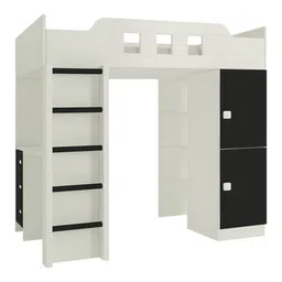 adona Siona Engineered Wood Box & Drawer Storage Bunk Bed Carbon Black image 5