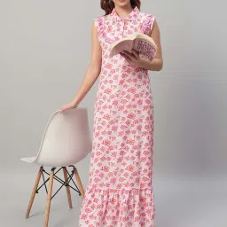 SEPHANI Women Pink Nightdress-picture-31